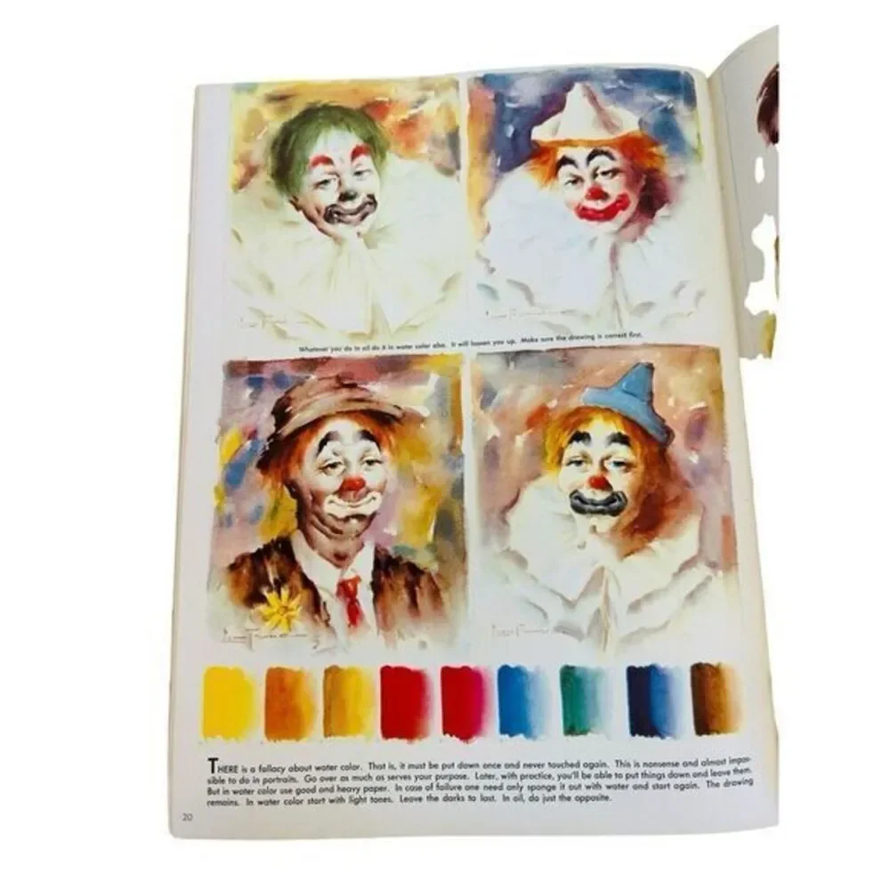 Clowns and Characters by Leon Franks #62 A Walter T Foster Publication Paperback